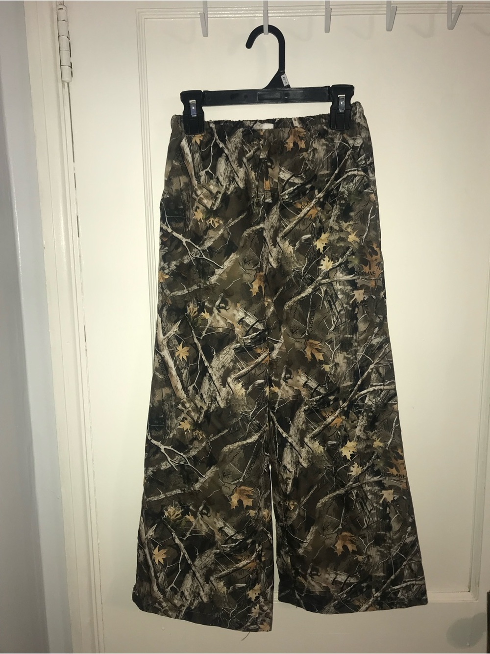 SHEIN Kids Camouflage Wide-Leg Pants - Olive, Brown & Tan